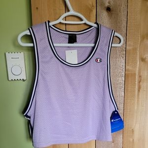 Ladies athletic crop top